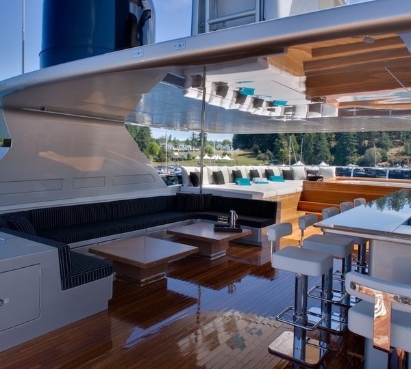 Sun Deck Aboard Yacht ODESSA