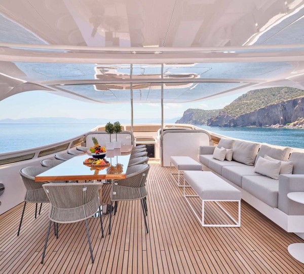 Sun Deck Seating And Dining Area