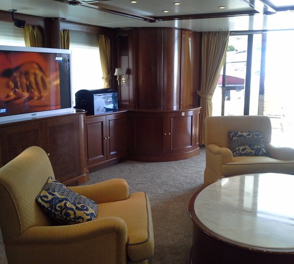 Inside Aboard Yacht INOUIS