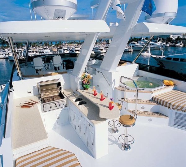 Flybridge On Board Yacht IMPETUOUS