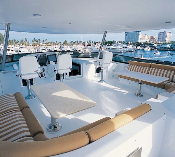 Fly-bridge On Yacht IMPETUOUS