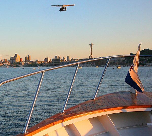 Ship's Bow Aboard Yacht KAYANA