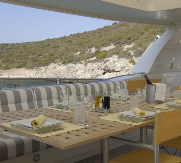 External Eating/dining On Board Yacht PHOENIX