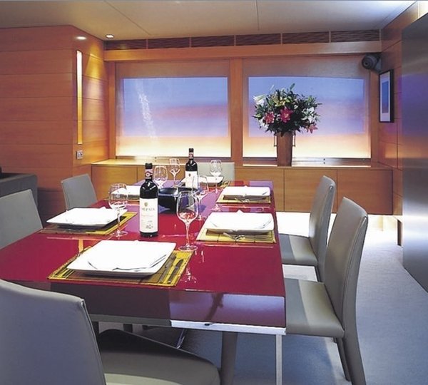 Eating/dining Furniture Aboard Yacht PHOENIX
