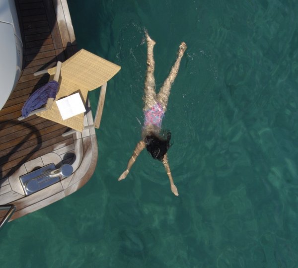 Relaxing Landing Aboard Yacht PHOENIX