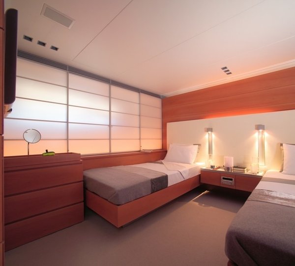Twin Bed Cabin Aboard Yacht PHOENIX