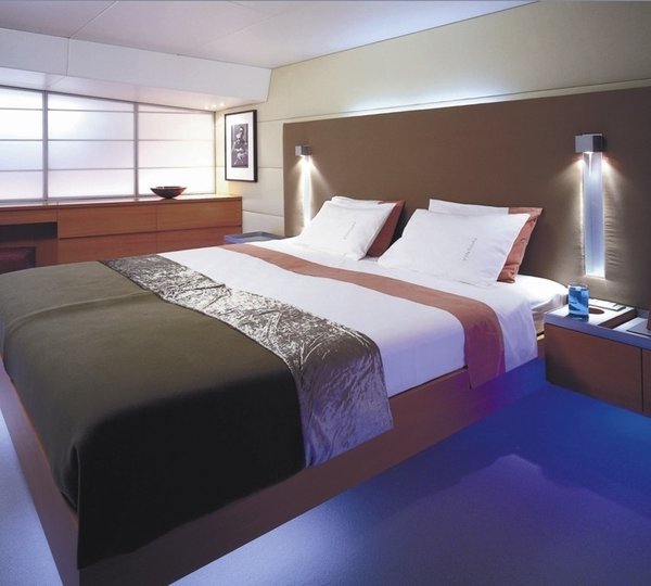 Main Master Cabin On Board Yacht PHOENIX