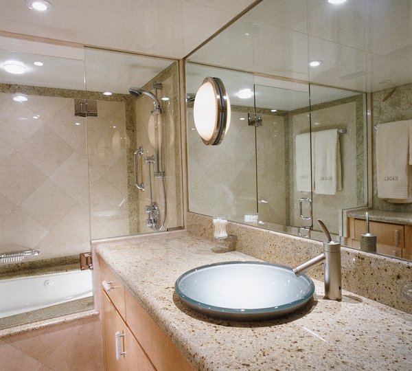 Main Master Bath On Board Yacht SEACALL