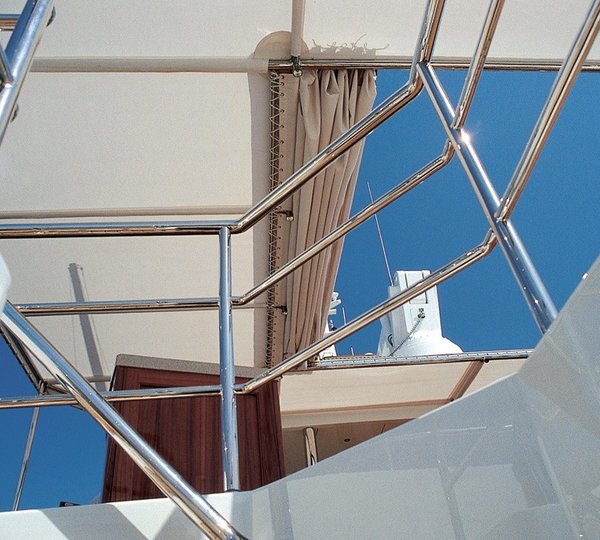 Close Up On Board Yacht JASMIN