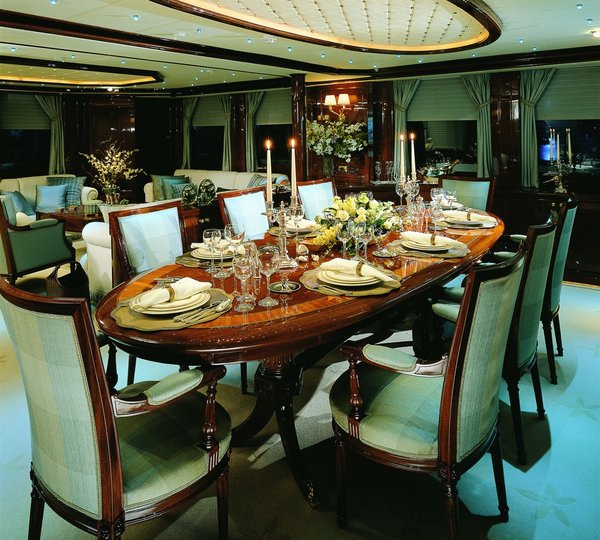Eating/dining Area On Yacht JASMIN