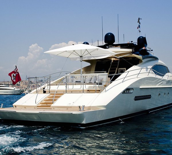 Aft Aboard Yacht VANQUISH