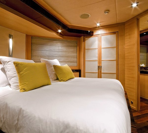 Guest's Cabin Aboard Yacht VANQUISH
