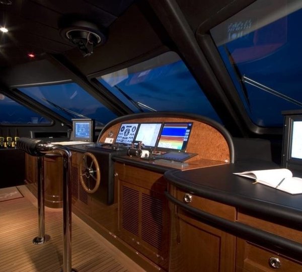 Pilot House Aboard Yacht WILD THYME