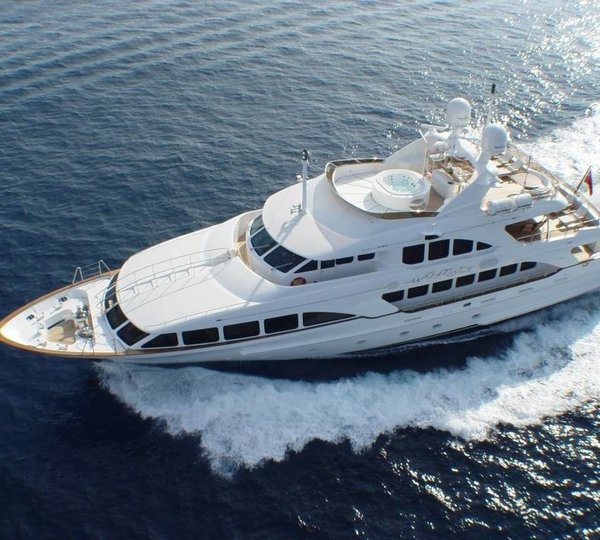 From Above: Yacht WILD THYME's Cruising Photograph