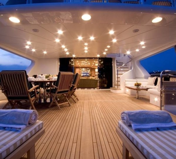 Sunshine Lounging Aboard Yacht WILD THYME