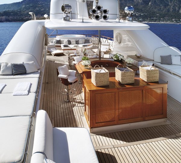 Sun Deck On Board Yacht HAMPSHIRE