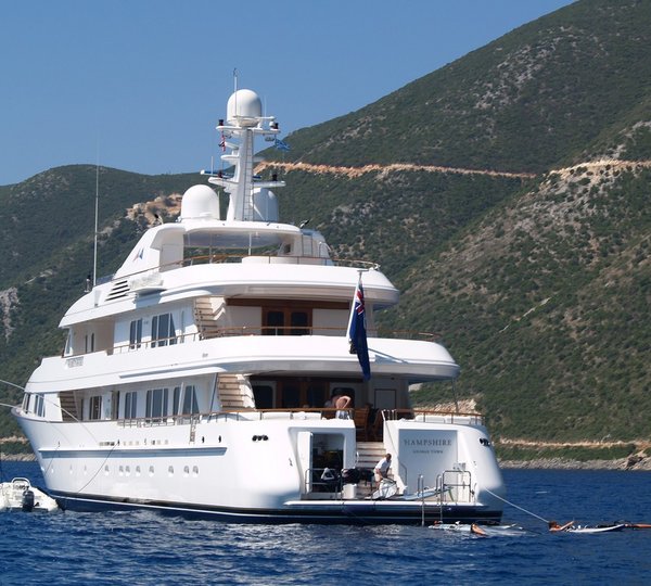 Aft On Yacht HAMPSHIRE