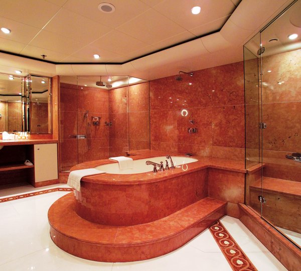 Main Master Bath On Yacht TURAMA