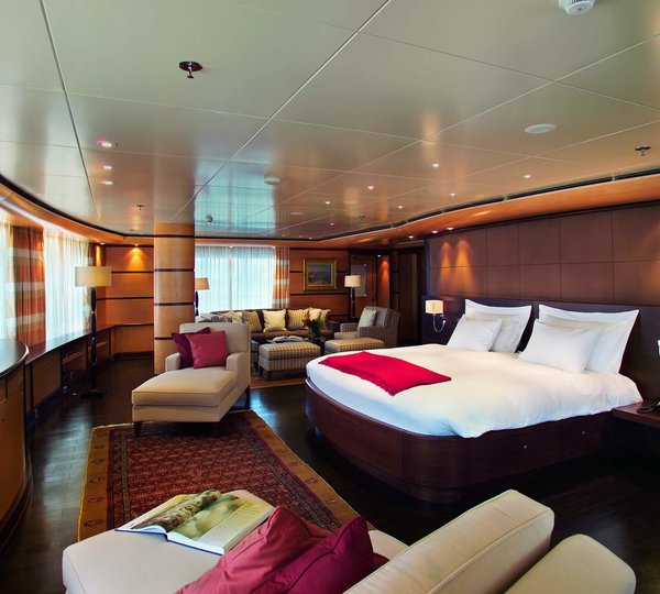 Main Master Cabin On Board Yacht TURAMA