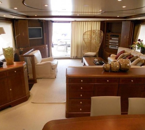 Inside Aboard Yacht ENIGMA