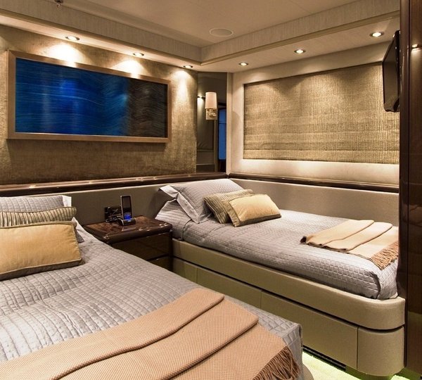 Twin Bed Cabin On Board Yacht STREGA