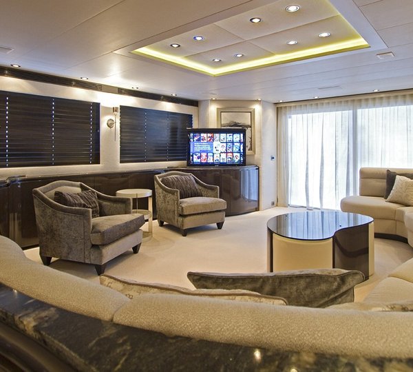 Screening: Yacht STREGA's Saloon Photograph