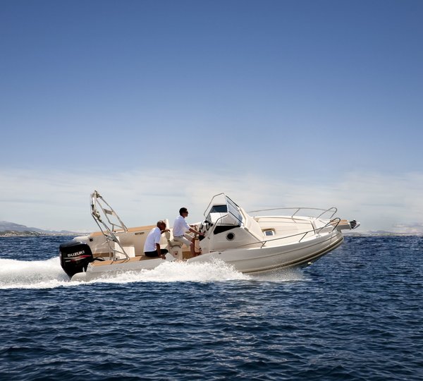 Ship's Tender On Yacht STREGA