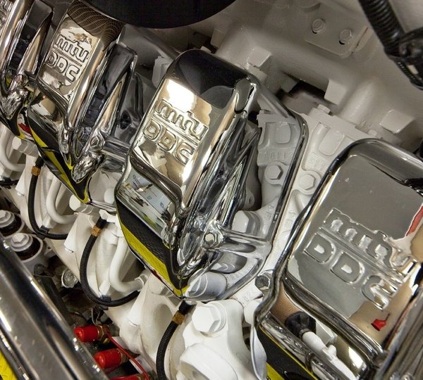 Close Up: Yacht STREGA's Engine Area Captured