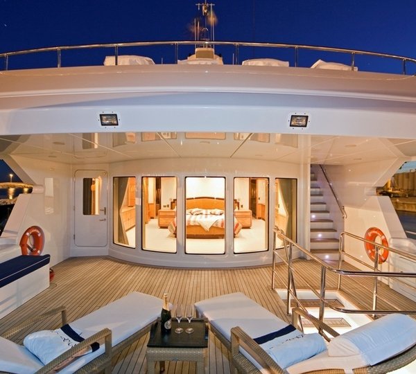 Personal Deck On Yacht GOLDEN HORN