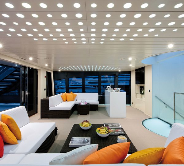 Sky-lounge Aboard Yacht OCEAN SAPPHIRE