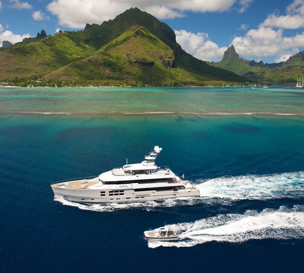 Cruising Including Ship's Tender On Board Yacht BIG FISH