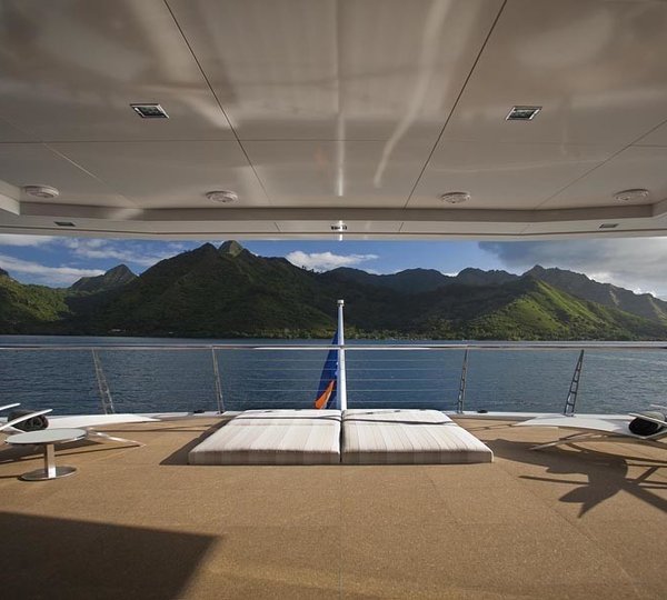 Main Master Balcony Aboard Yacht BIG FISH