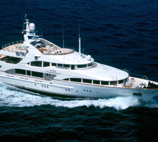 From Above Aspect: Yacht MORE's Cruising Pictured