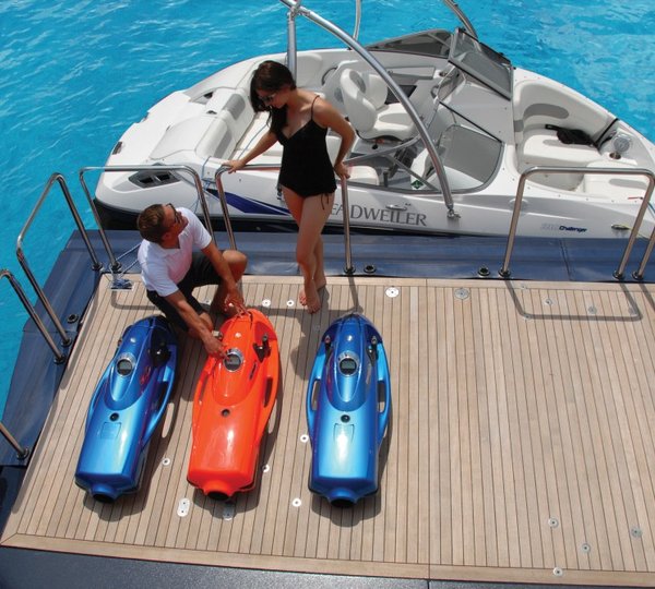 Water Sports With Swimming Landing Aboard Yacht YOU &AMP; ME