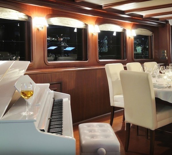 Music Piano On Board Yacht REGINA