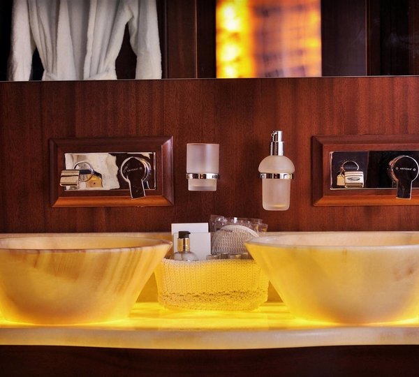 En Suite Bath Aboard Yacht REGINA