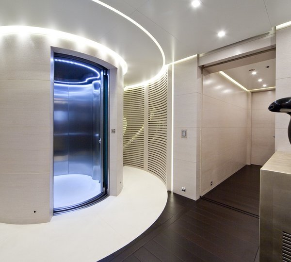 Elevator On Yacht BARAKA
