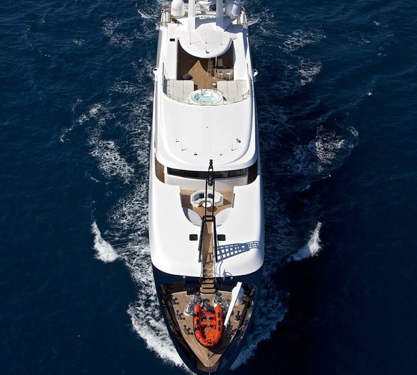 Above: Yacht BARAKA's Cruising Photograph