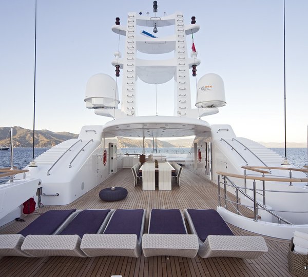 Sun Deck On Yacht BARAKA