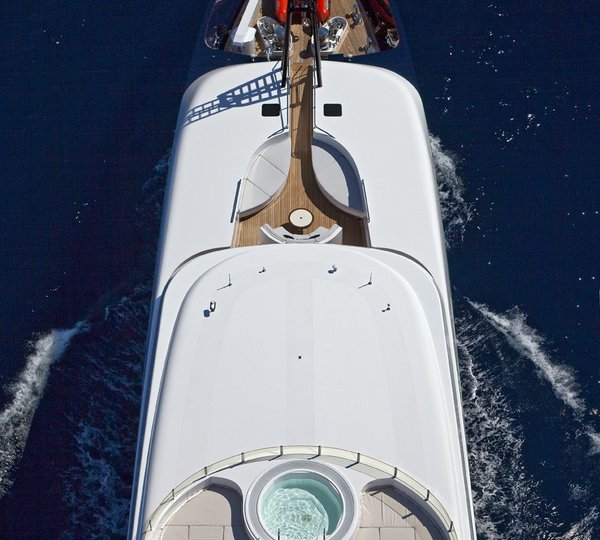 Decks: Yacht BARAKA's Above Photograph