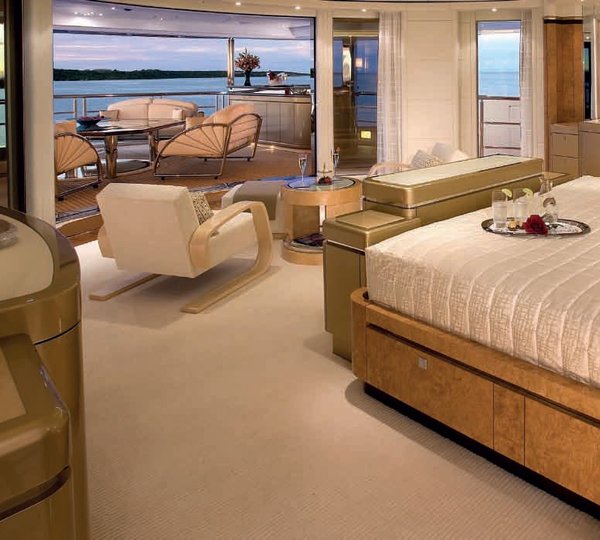 Aspect Outdoor: Yacht SYCARA V's Main Master Cabin Captured