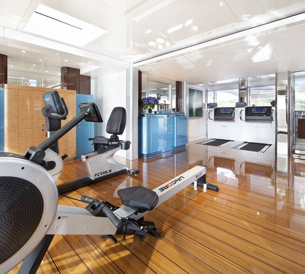 Gym Aboard Yacht SYCARA V