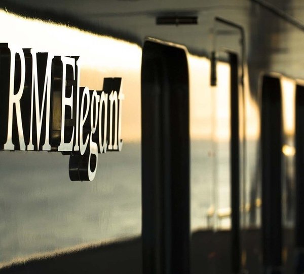 External Close Up On Board Yacht ELEGANT 007