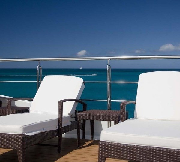 Sunshine Lounging On Board Yacht ELEGANT 007