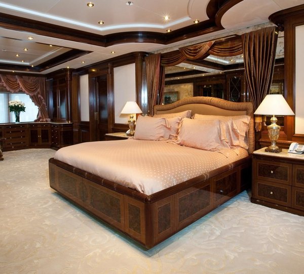 Main Master Cabin On Yacht TITANIA