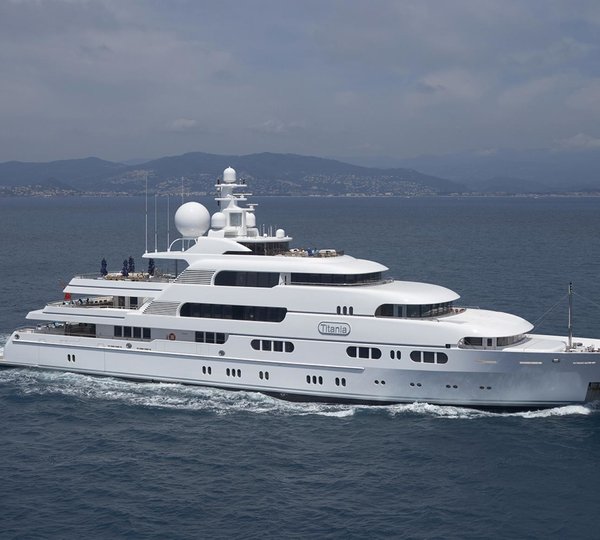 Exterior Aspect On Yacht TITANIA