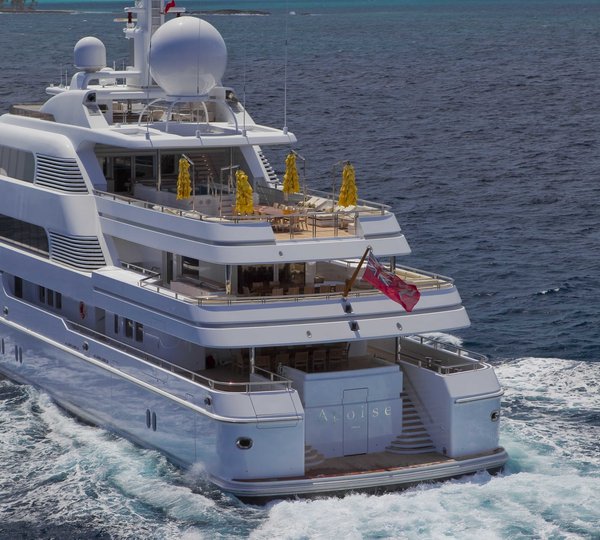 Aft Aspect: Yacht TITANIA's Cruising Captured