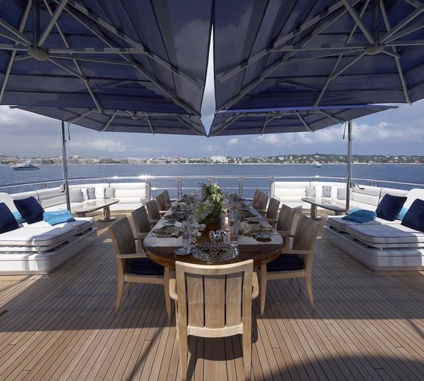 External Eating/dining On Yacht TITANIA