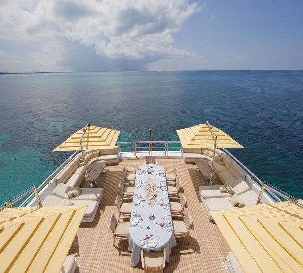 Sun Deck On Yacht TITANIA