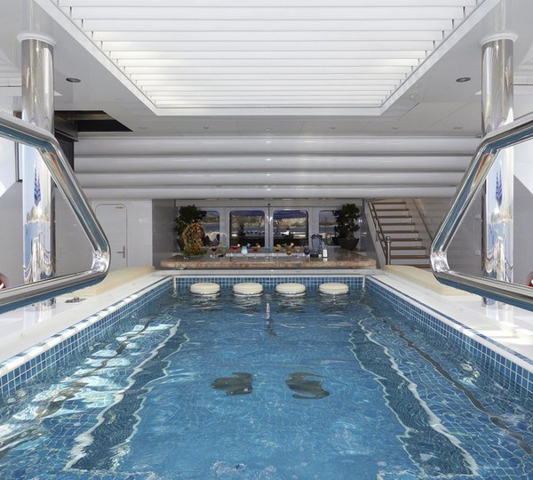 Swimming Pool Aboard Yacht TITANIA